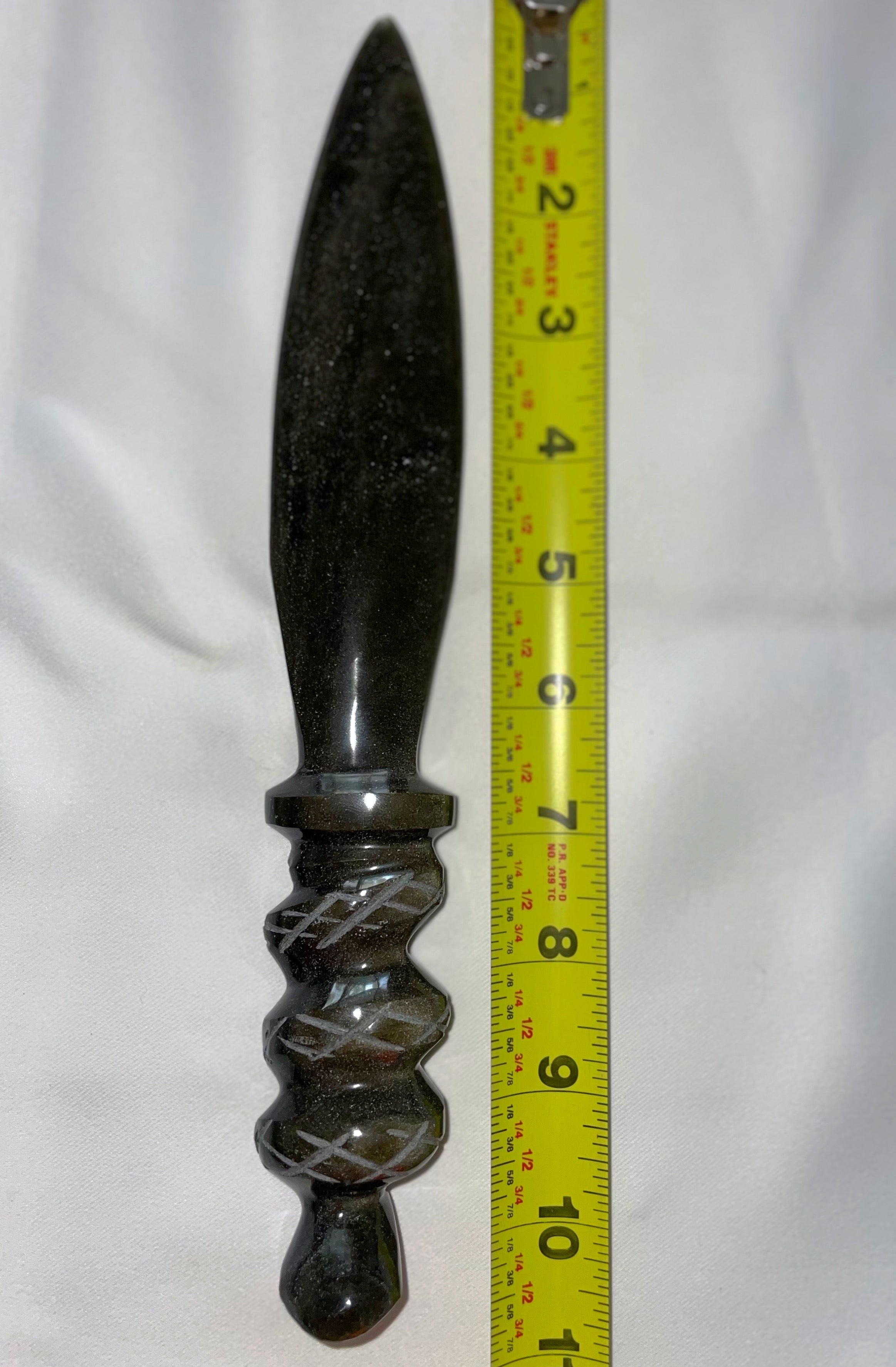 Tumbled Obsidian Sword