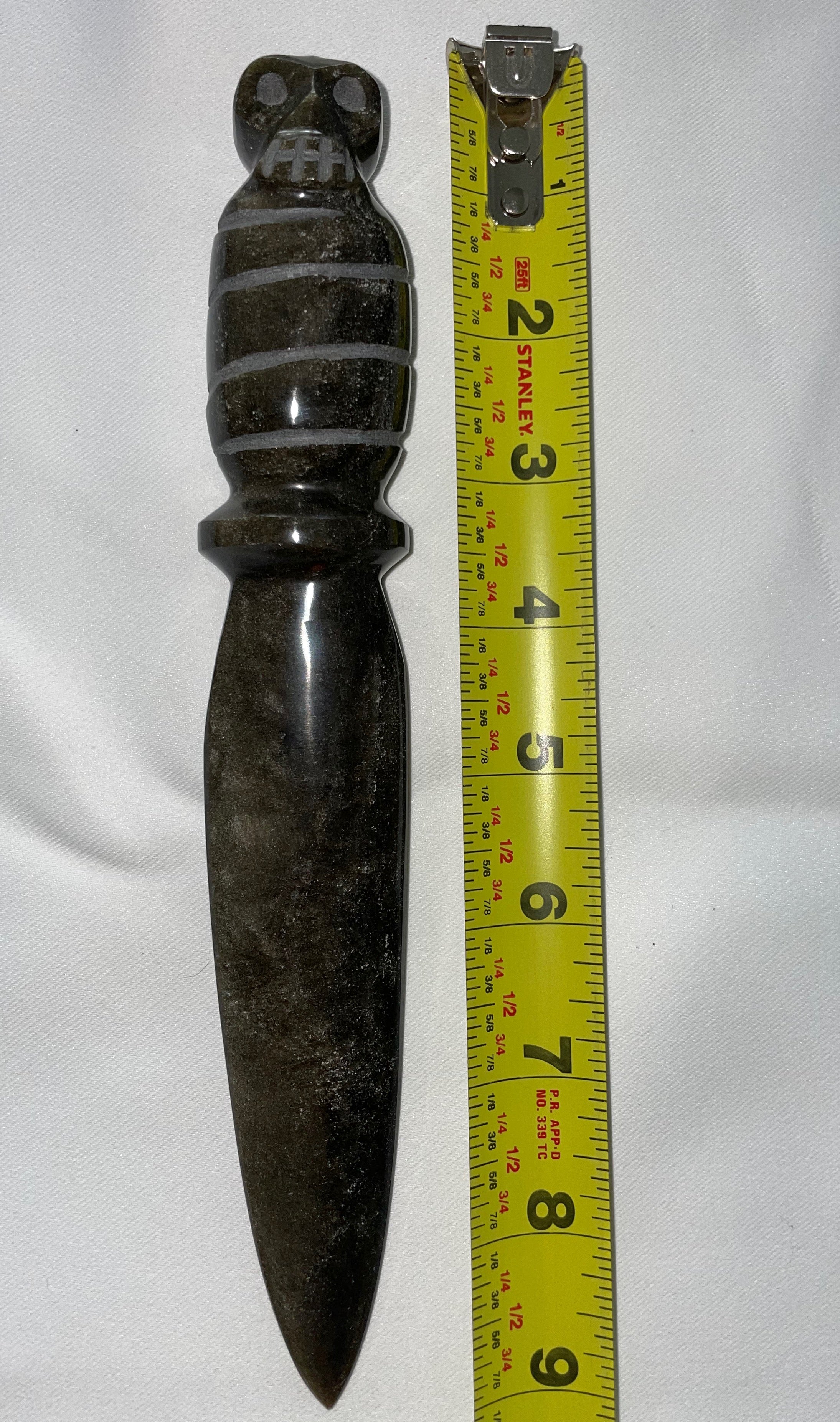 Tumbled Obsidian Sword